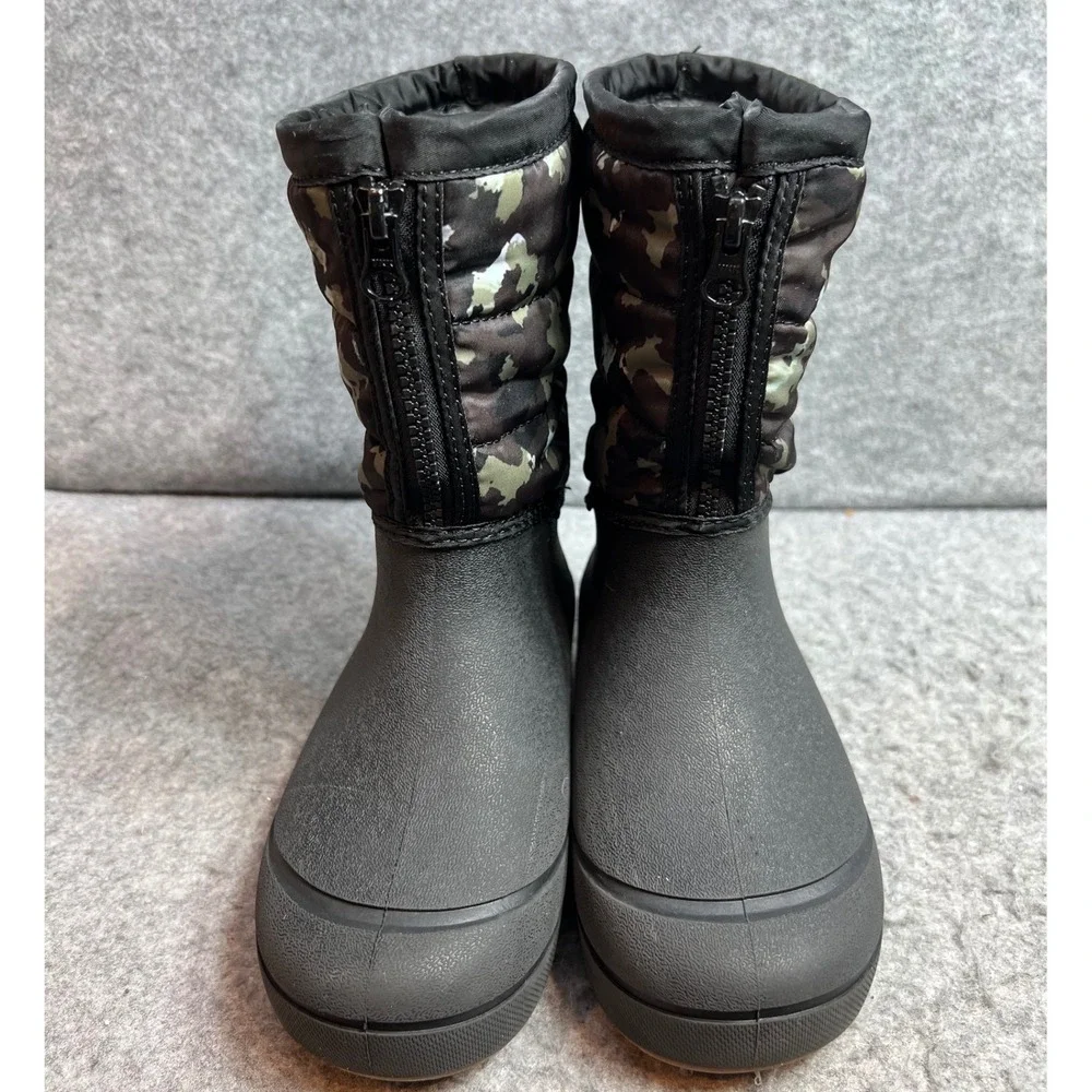 Bogs Kids Snow Shell Zip CT Camo Waterproof Winter Boots 73227-009 Youth Size 1